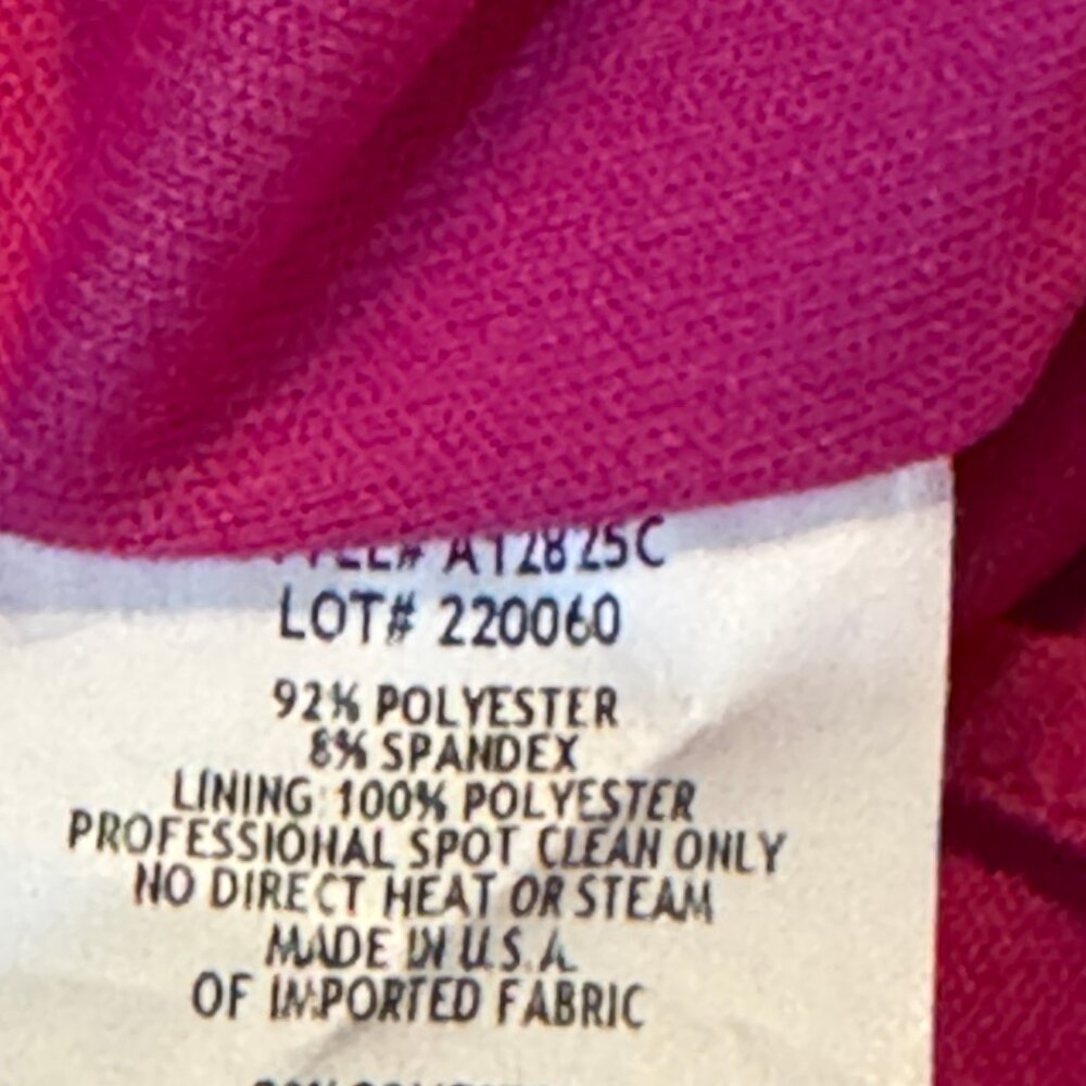 Stunning Cache Pink One-Shoulder Rhinestone Cocktail Dress – Size 6 - Picture 5 of 11